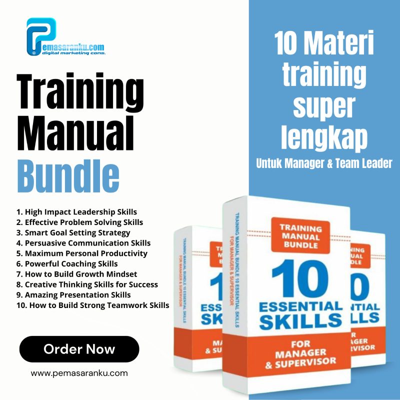 Paket Bundling Training Manual untuk Manager & Team Leader