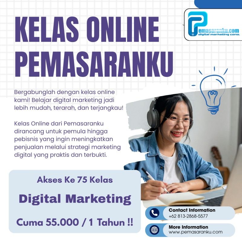 Kelas dan Kursus Online Digital Marketing di Pemasaranku